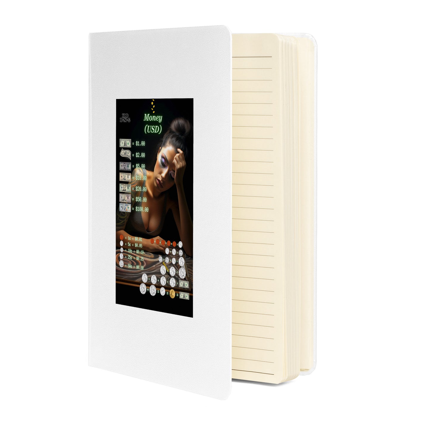 "Money (USD)" Hardcover Bound Notebook #4