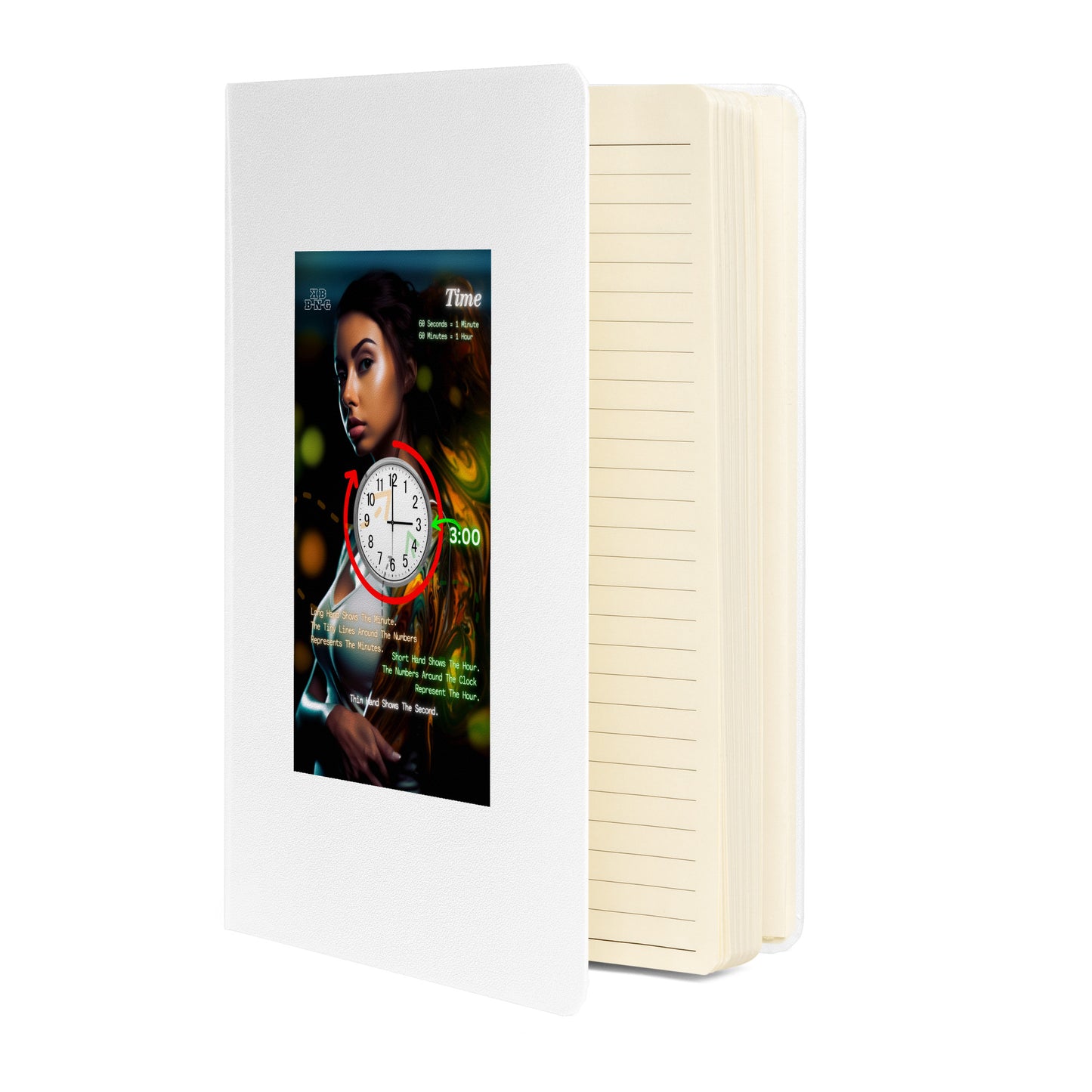 "Time" Hardcover Bound Notebook #3