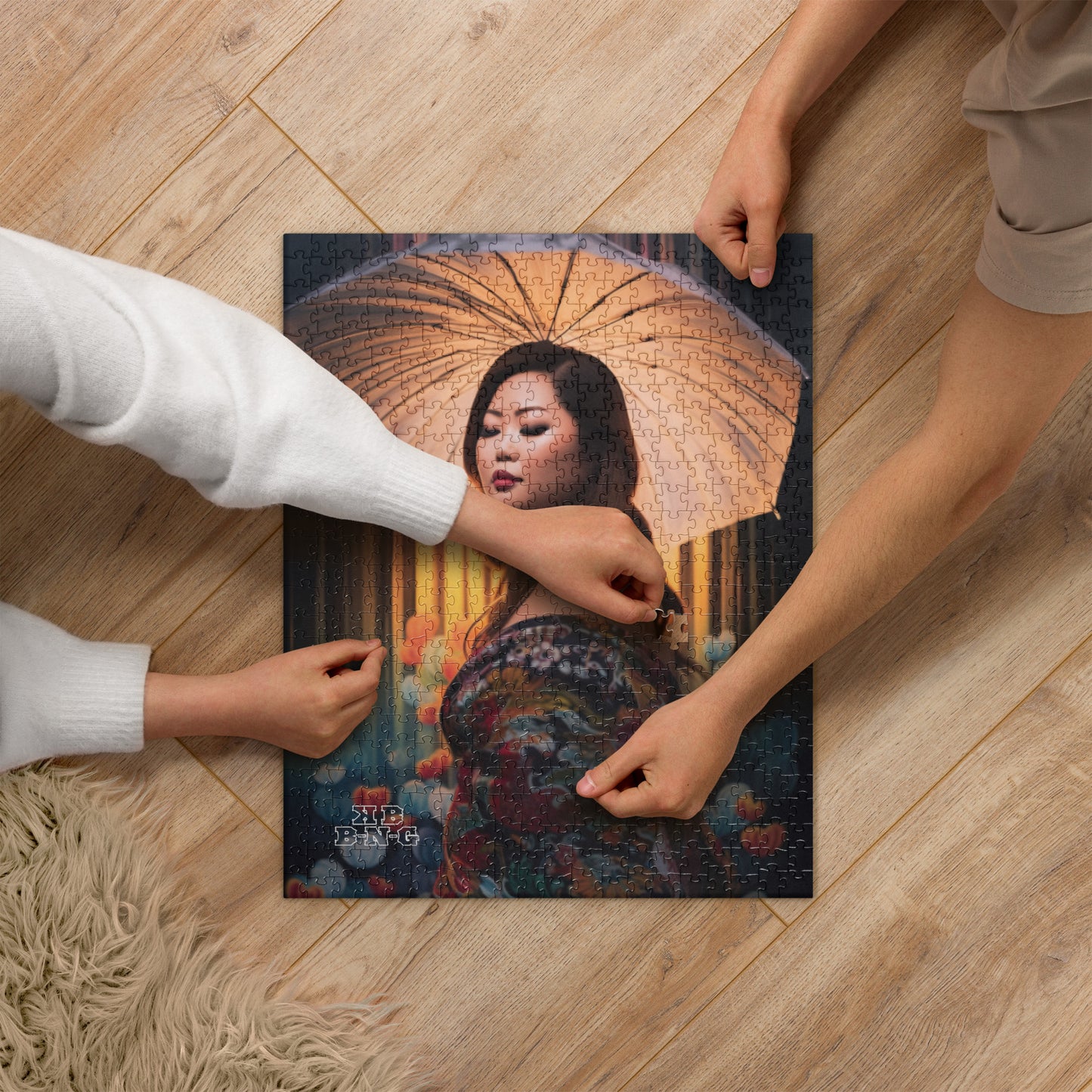 "Blissful Rain" Jigsaw Puzzle