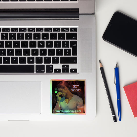 "Git Good" Holographic Stickers #5