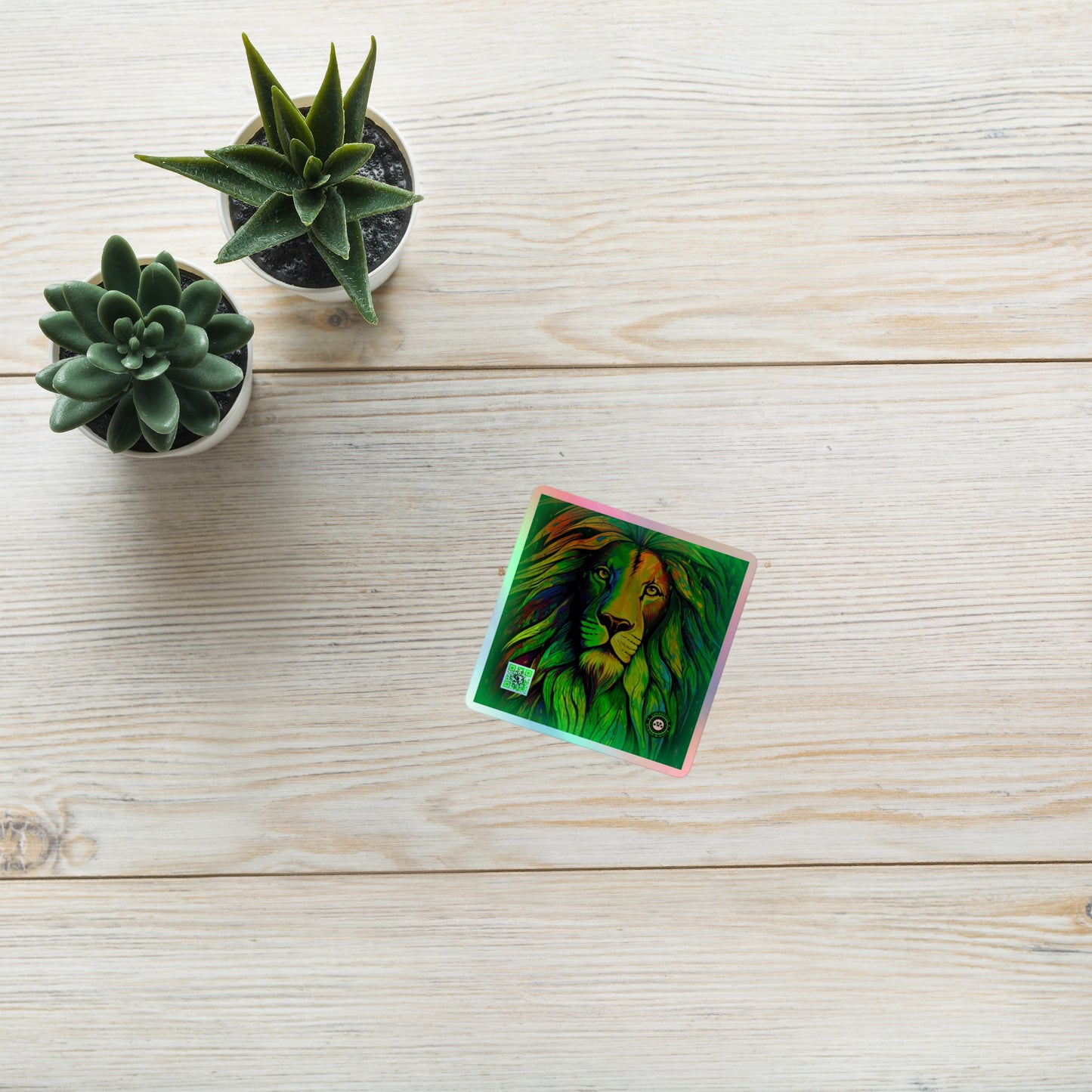 "Rasta" Holographic Stickers #3