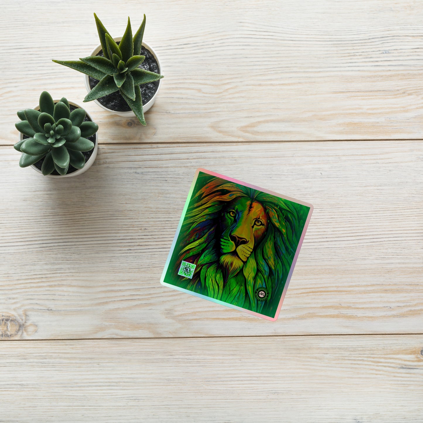 "Rasta" Holographic Stickers #3