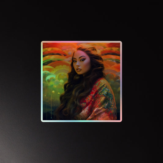 "Queen" #4 Holographic Stickers