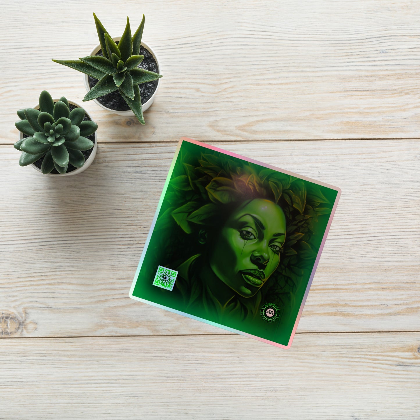 "Rasta" Holographic Stickers #2
