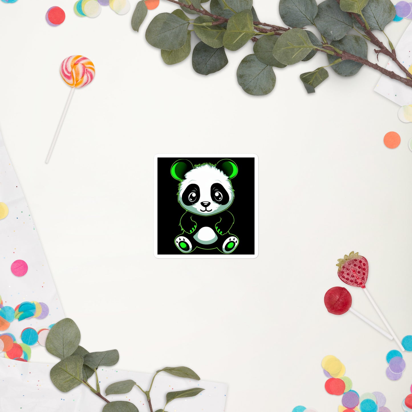 KBBNG Panda Bubble-Free Stickers