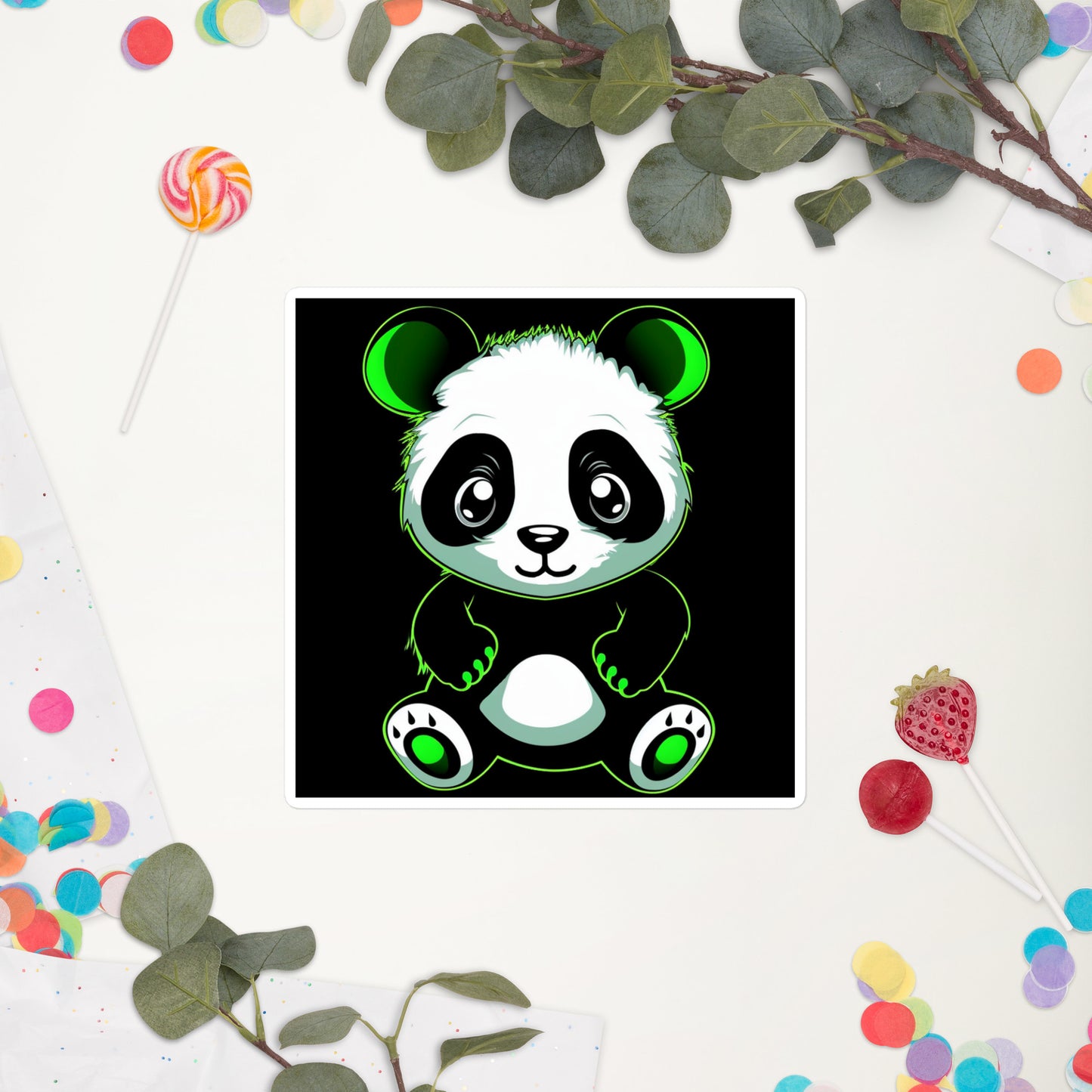 KBBNG Panda Bubble-Free Stickers
