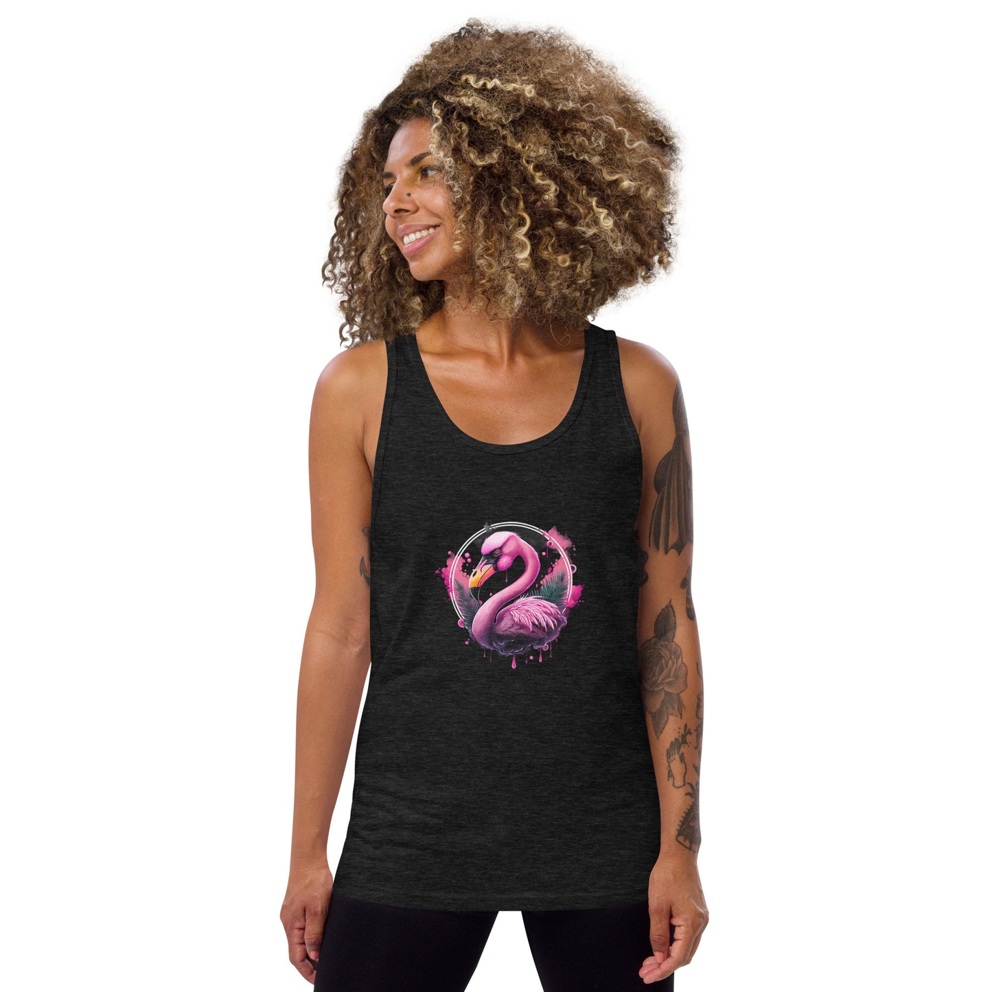 "Fierce Flamingo" Tank Top