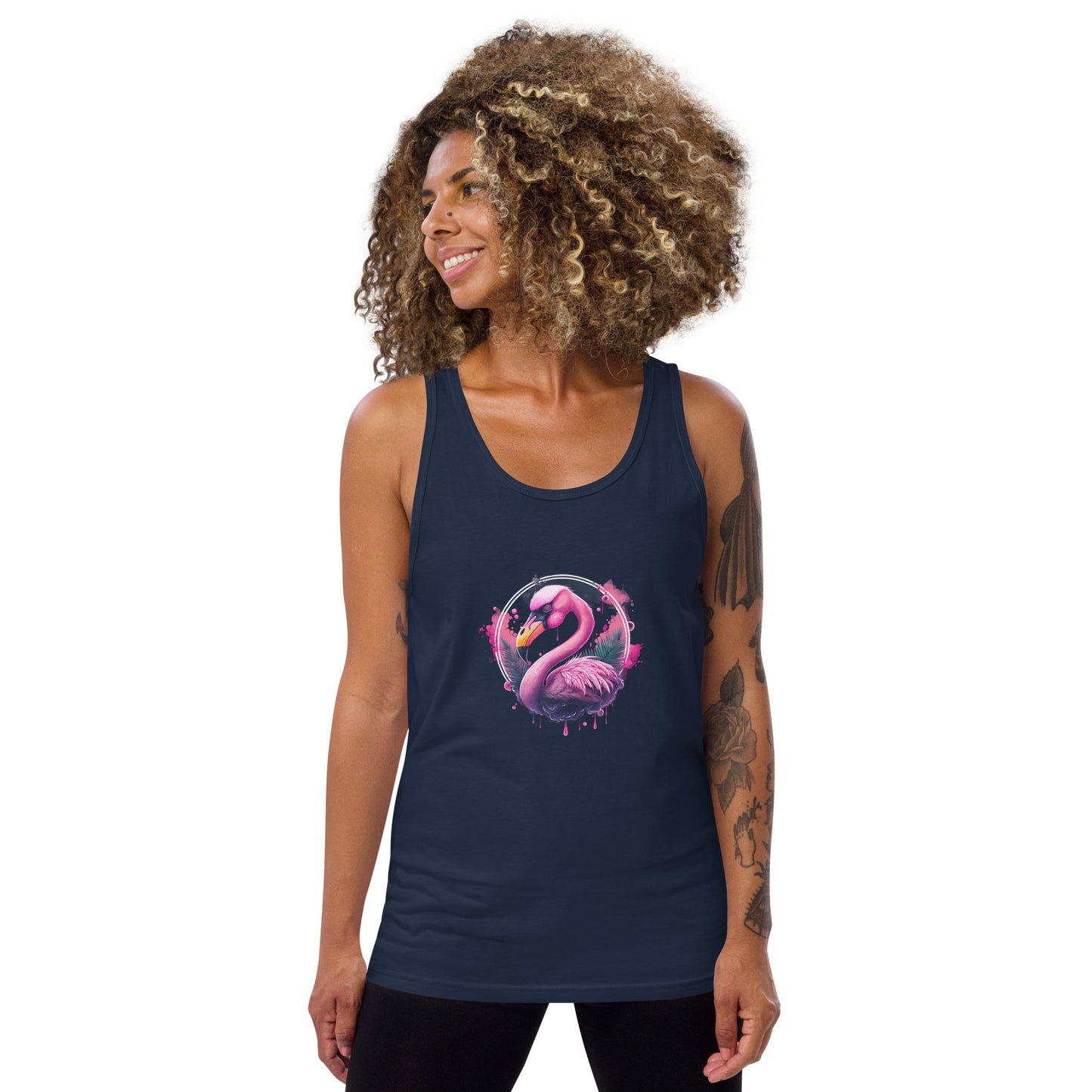 "Fierce Flamingo" Tank Top