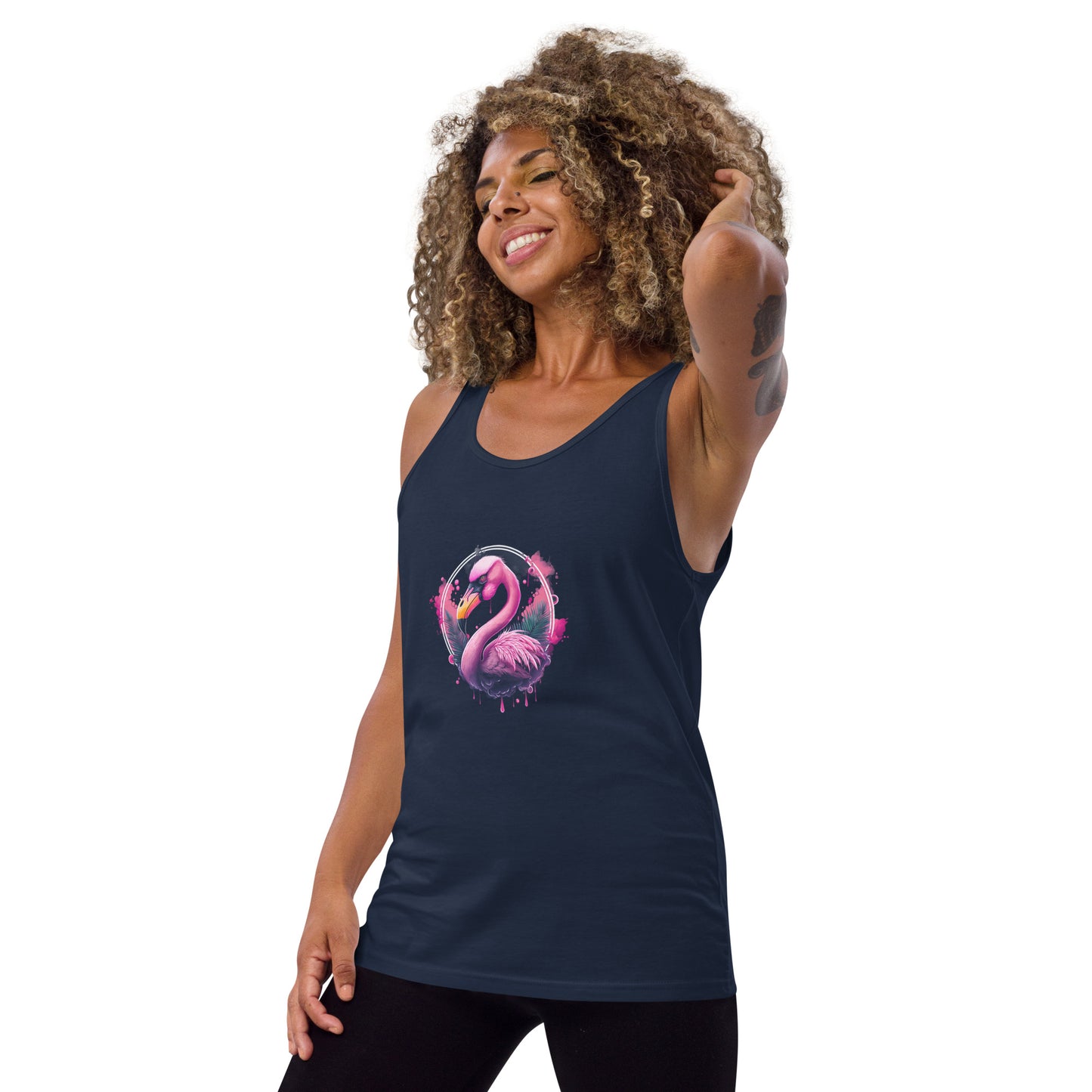 "Fierce Flamingo" Tank Top