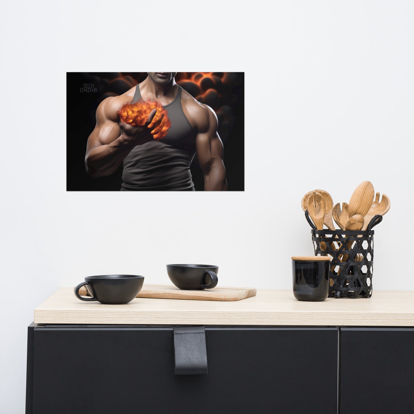 "Burning Passion" Photo Poster