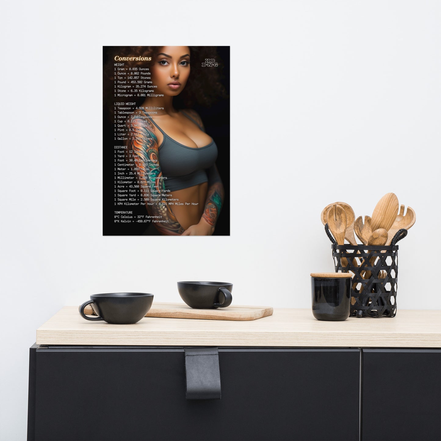 "Conversion Rates" Photo Poster (Left Side)