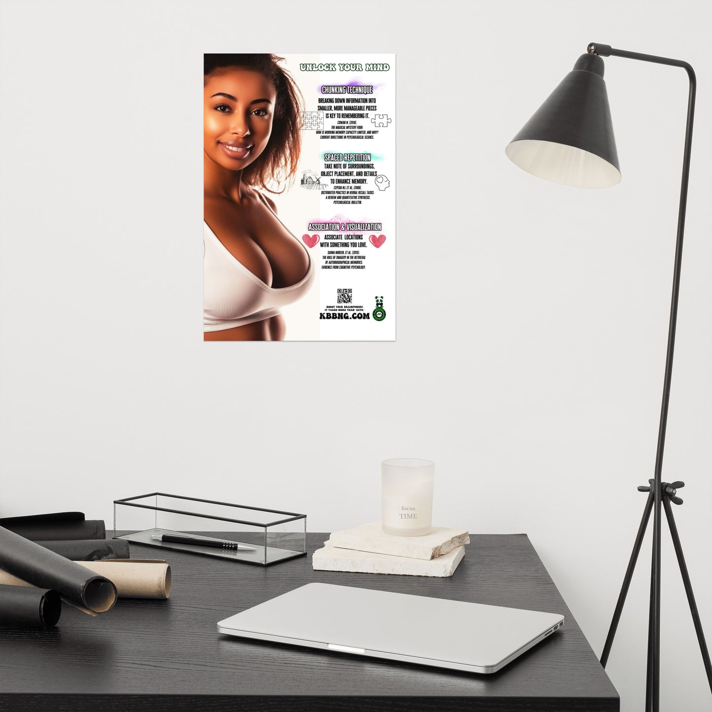 "Unlock Your Mind" Photo Poster #3 (Strength & Beauty)