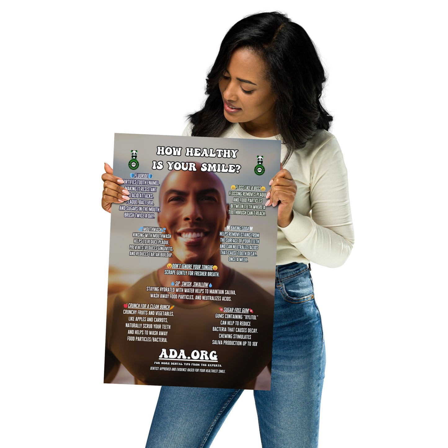 "How Healthy Is Your Smile?" Photo Poster