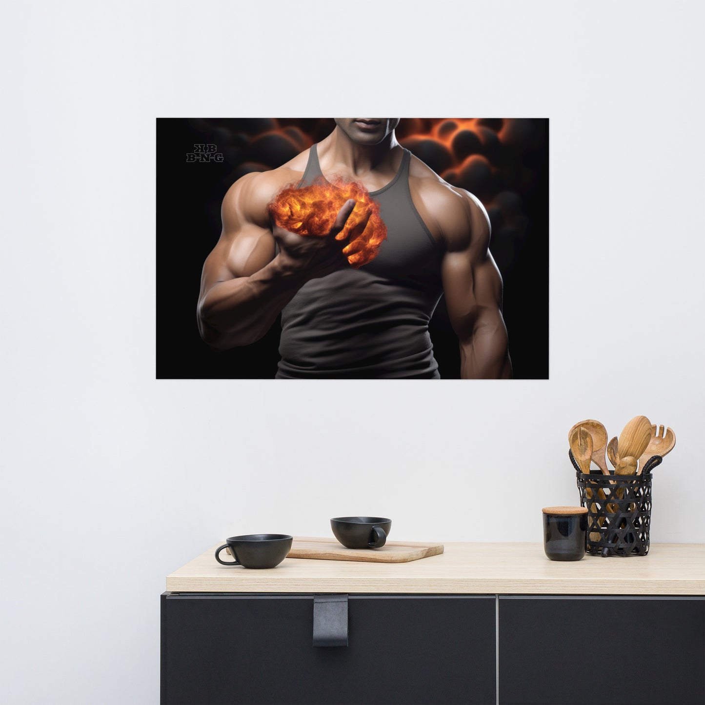 "Burning Passion" Photo Poster