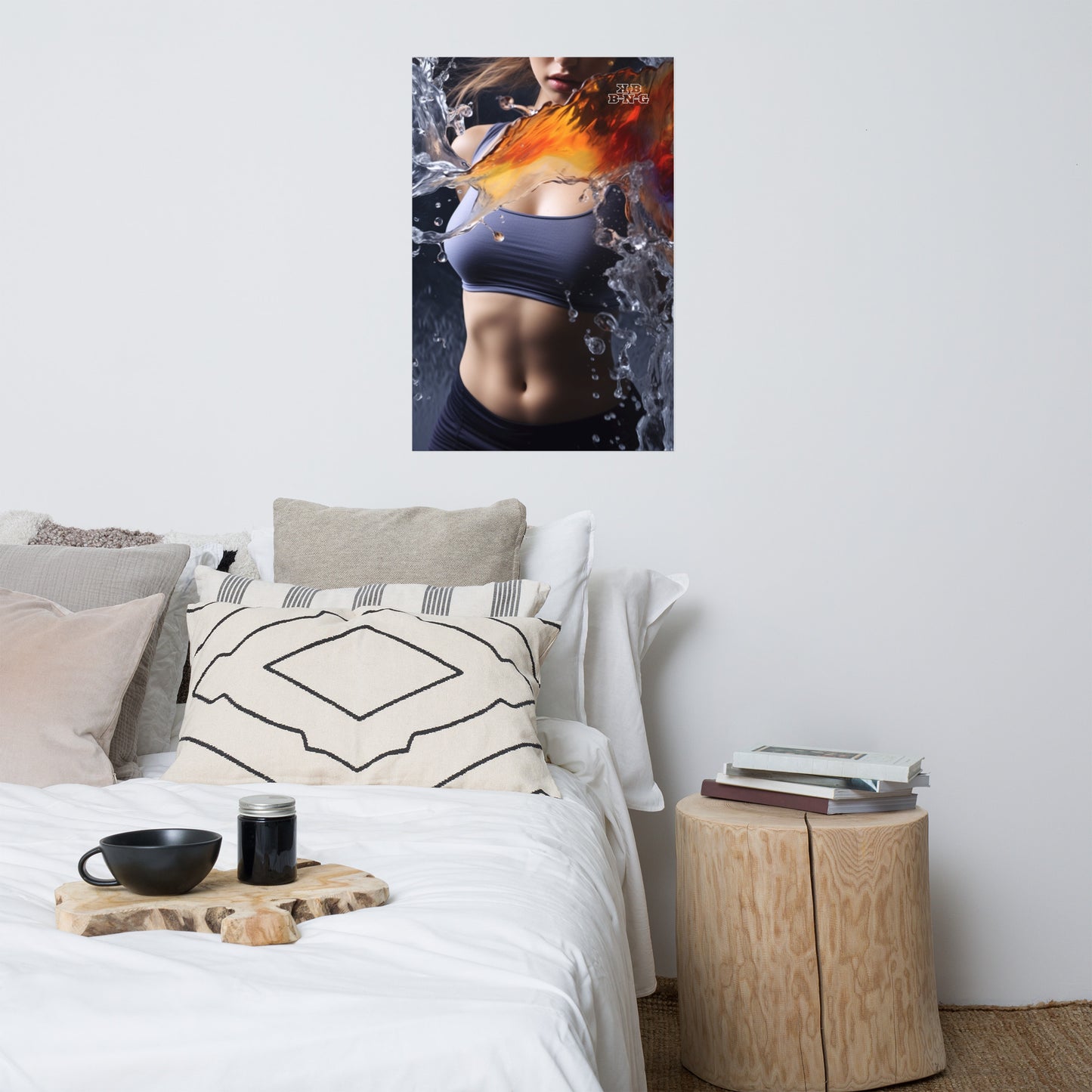 "Frozen Burnout" Photo Poster