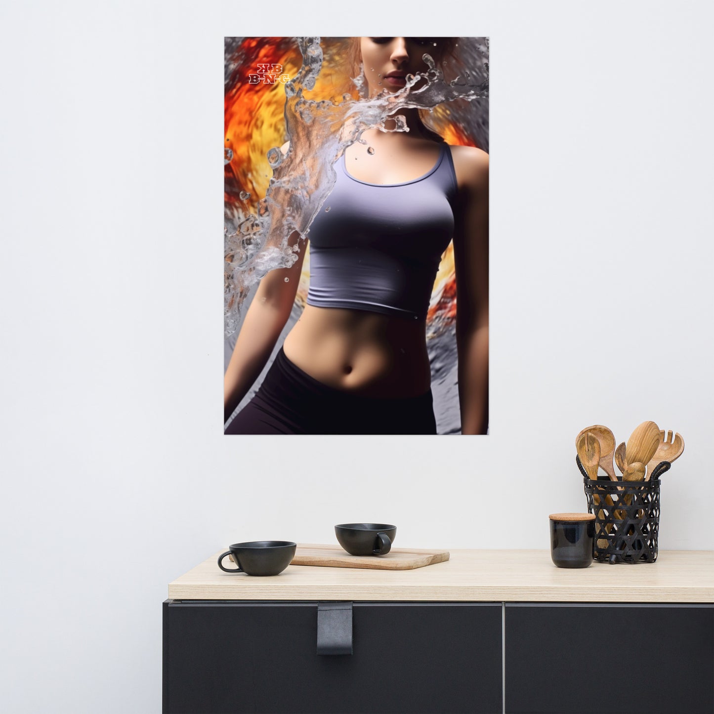 "Post Workout" Photo Poster