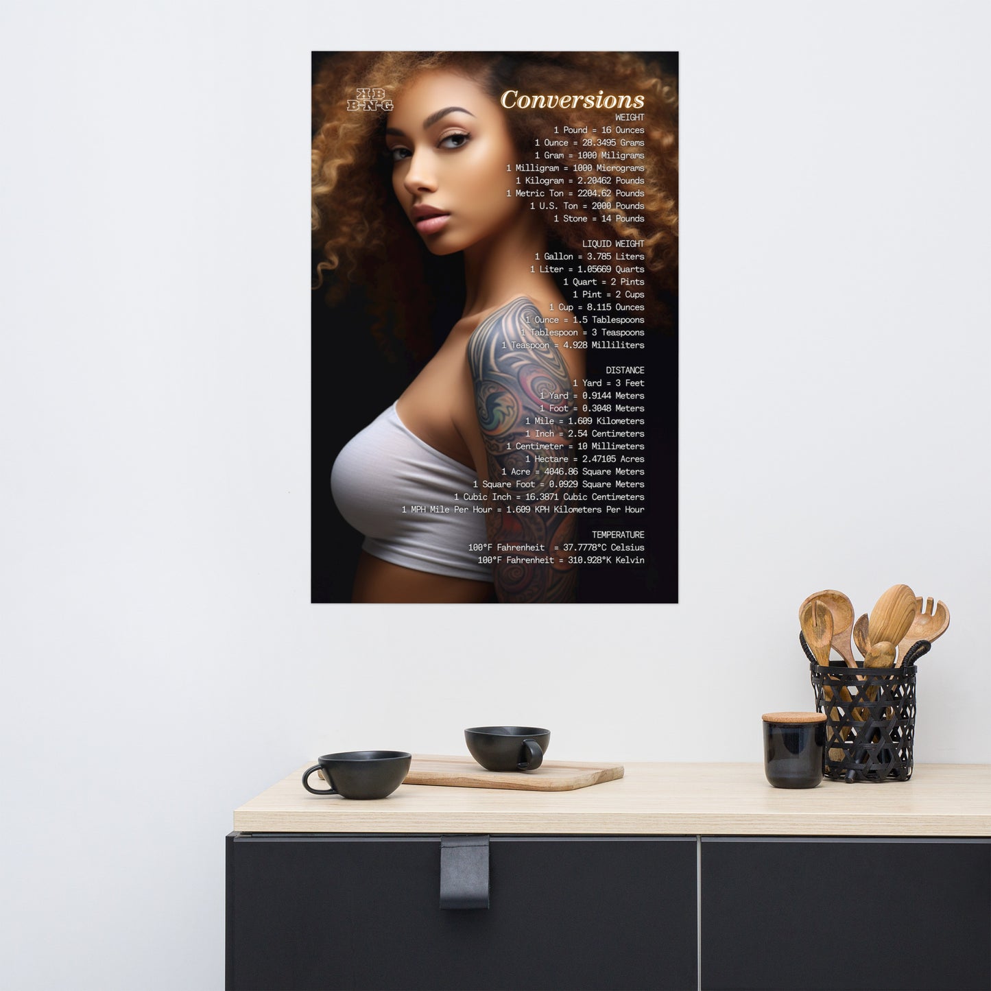 "Conversion Rates" Photo Poster (Right Side)