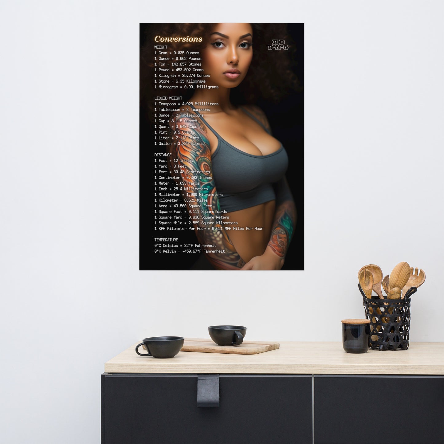 "Conversion Rates" Photo Poster (Left Side)