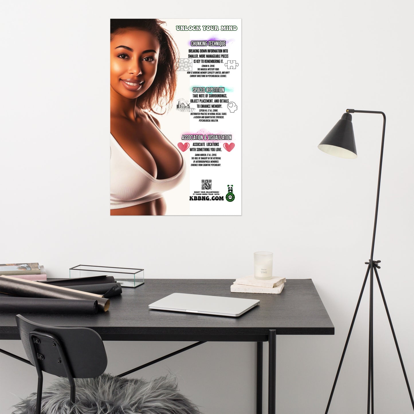 "Unlock Your Mind" Photo Poster #3 (Strength & Beauty)