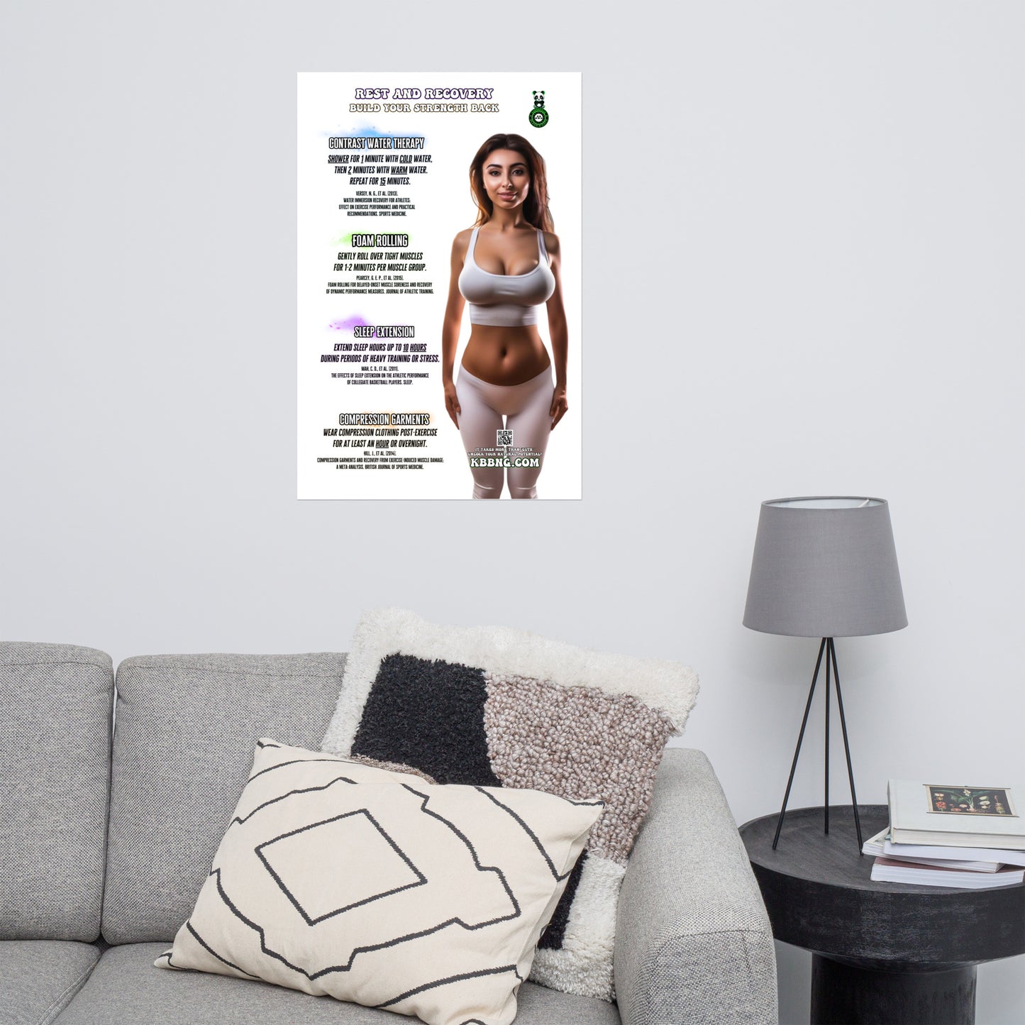 "Rest & Recovery" Photo Poster
