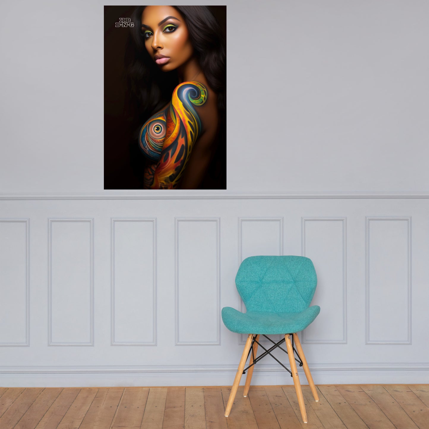 "Shoulder Of Gabon" Photo Poster