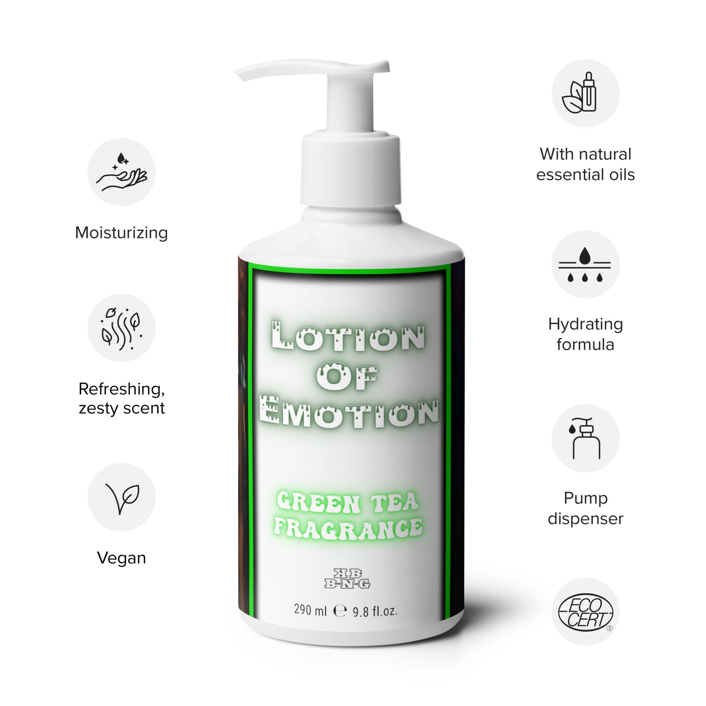 "Lotion Of Emotion" Hand & Body Lotion (Green Tea) #4