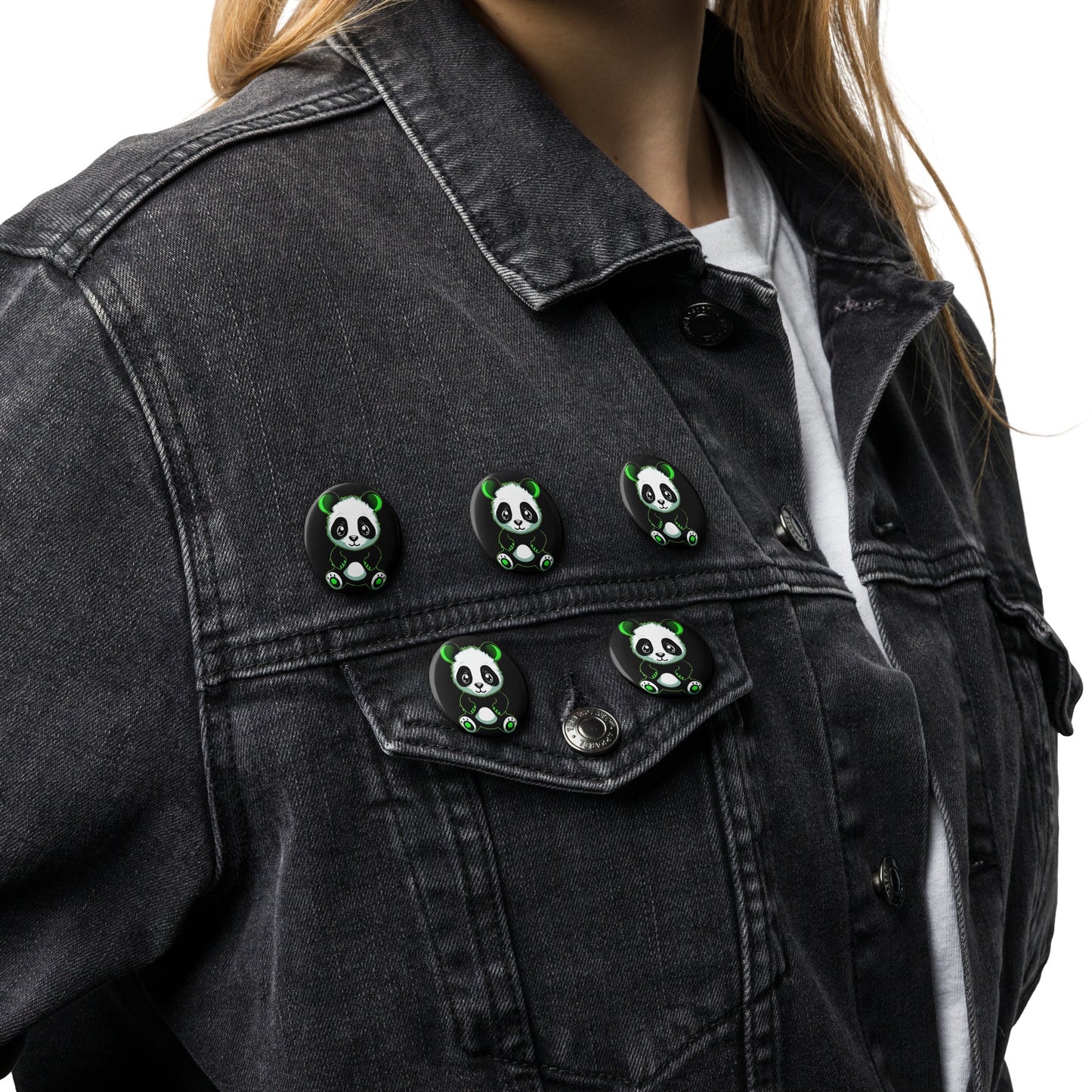 KBBNG Panda Button Pin Set