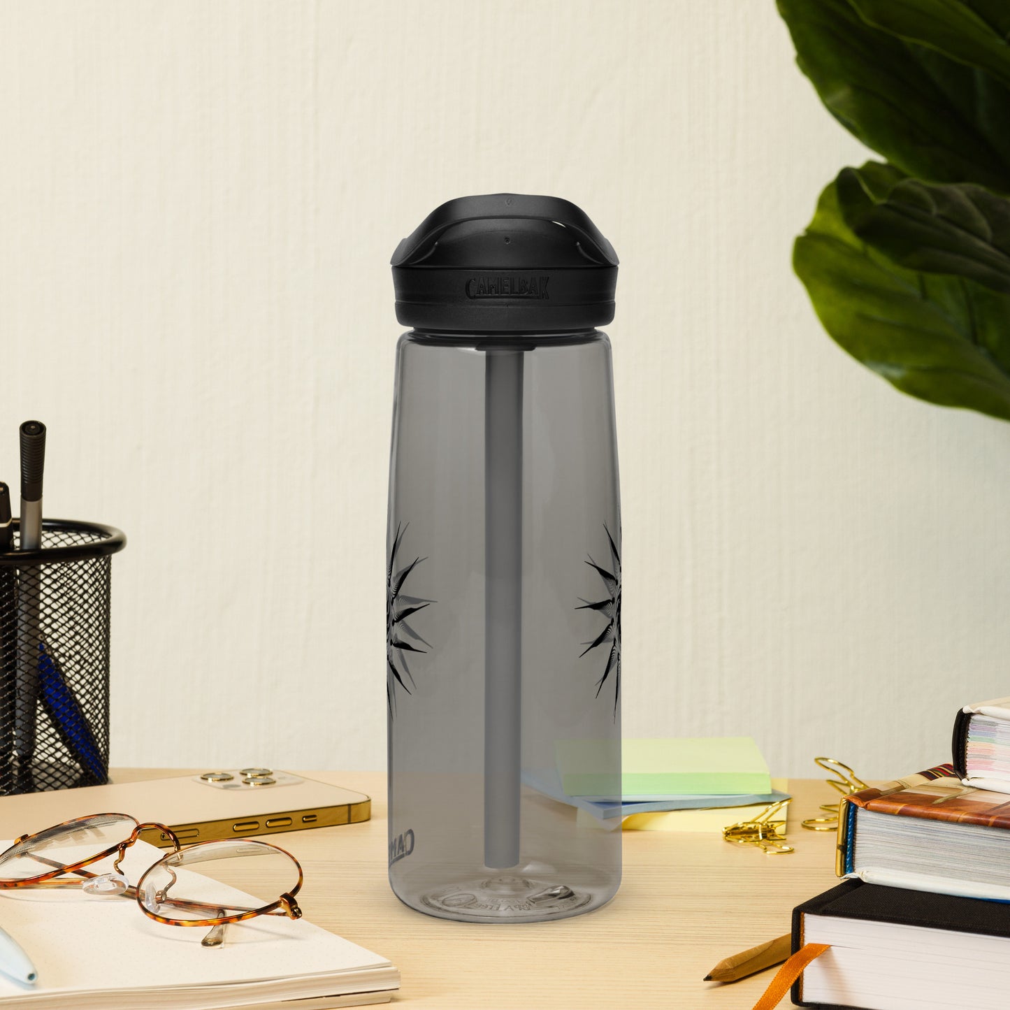 "Dark Sun" Sports Water Bottle