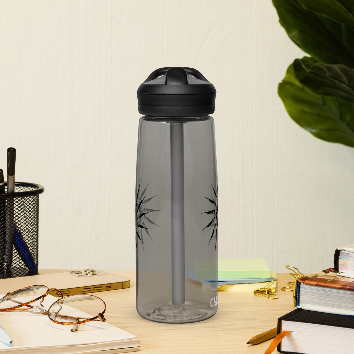 "Dark Sun" Sports Water Bottle