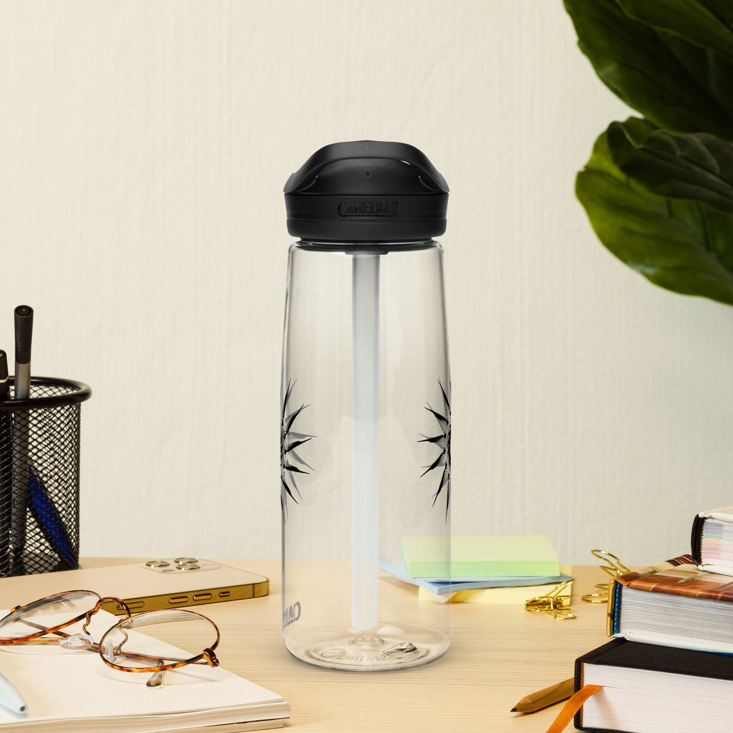 "Dark Sun" Sports Water Bottle