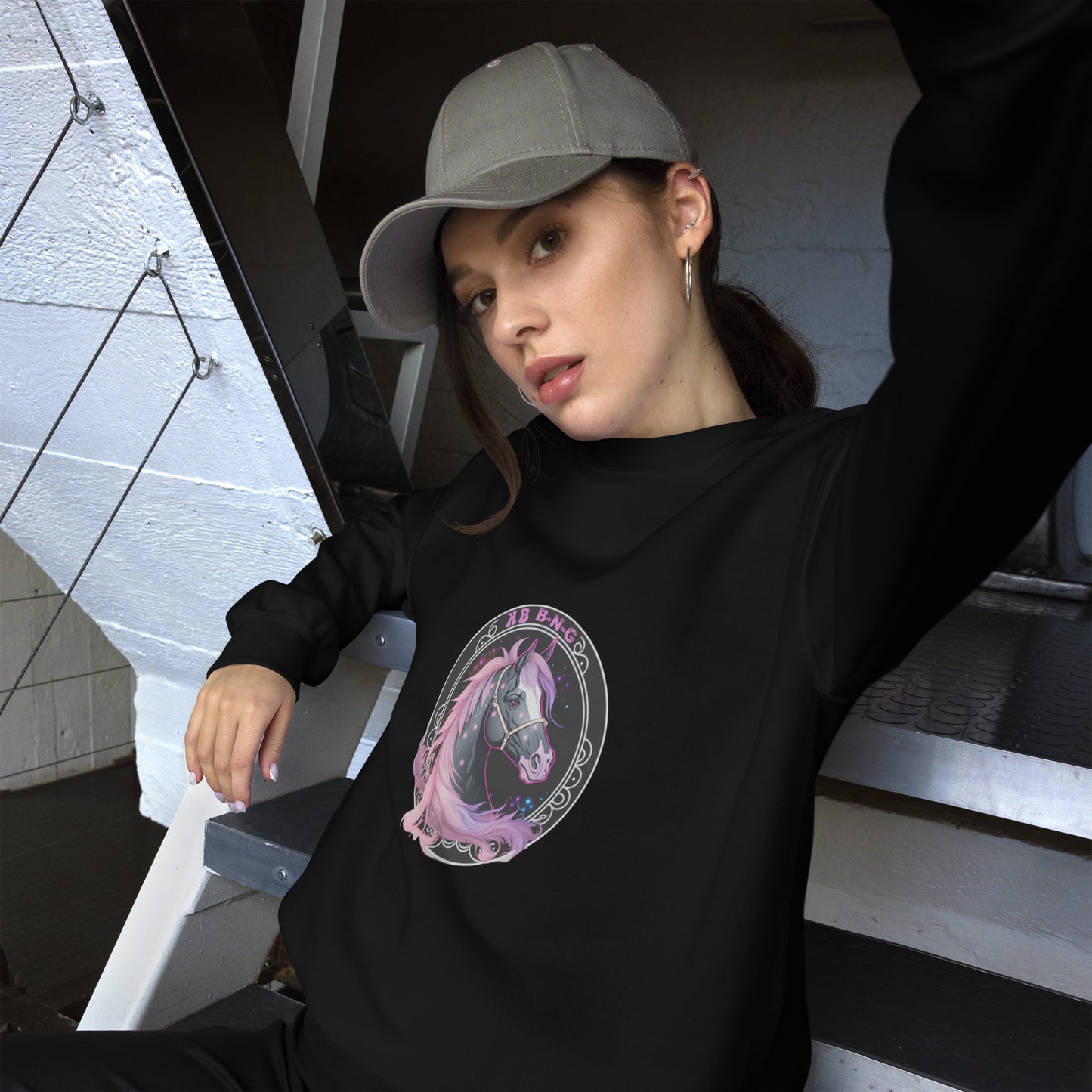 "Cotton Candy Horse" Sweatshirt