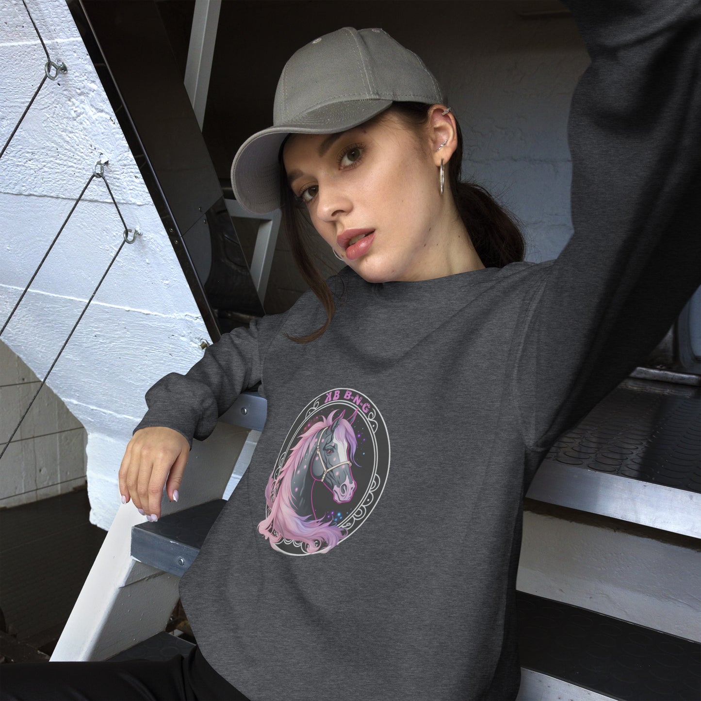 "Cotton Candy Horse" Sweatshirt