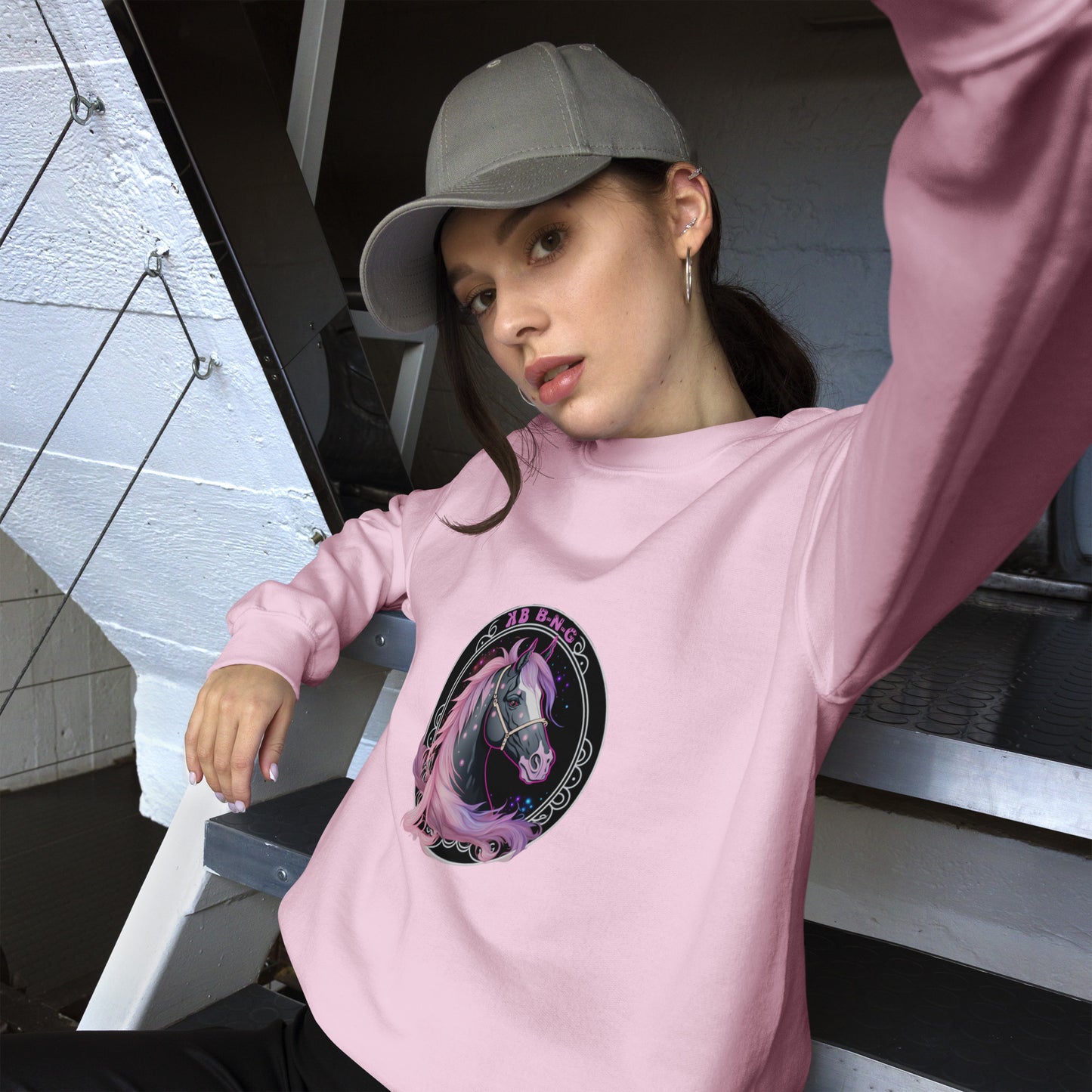 "Cotton Candy Horse" Sweatshirt