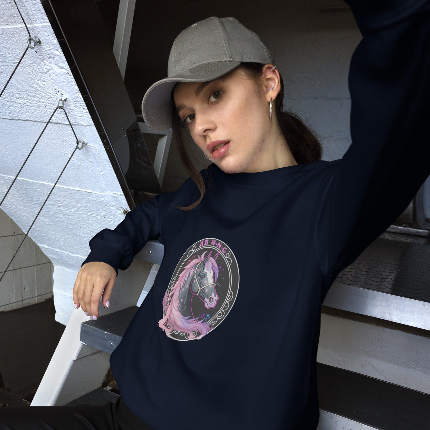 "Cotton Candy Horse" Sweatshirt