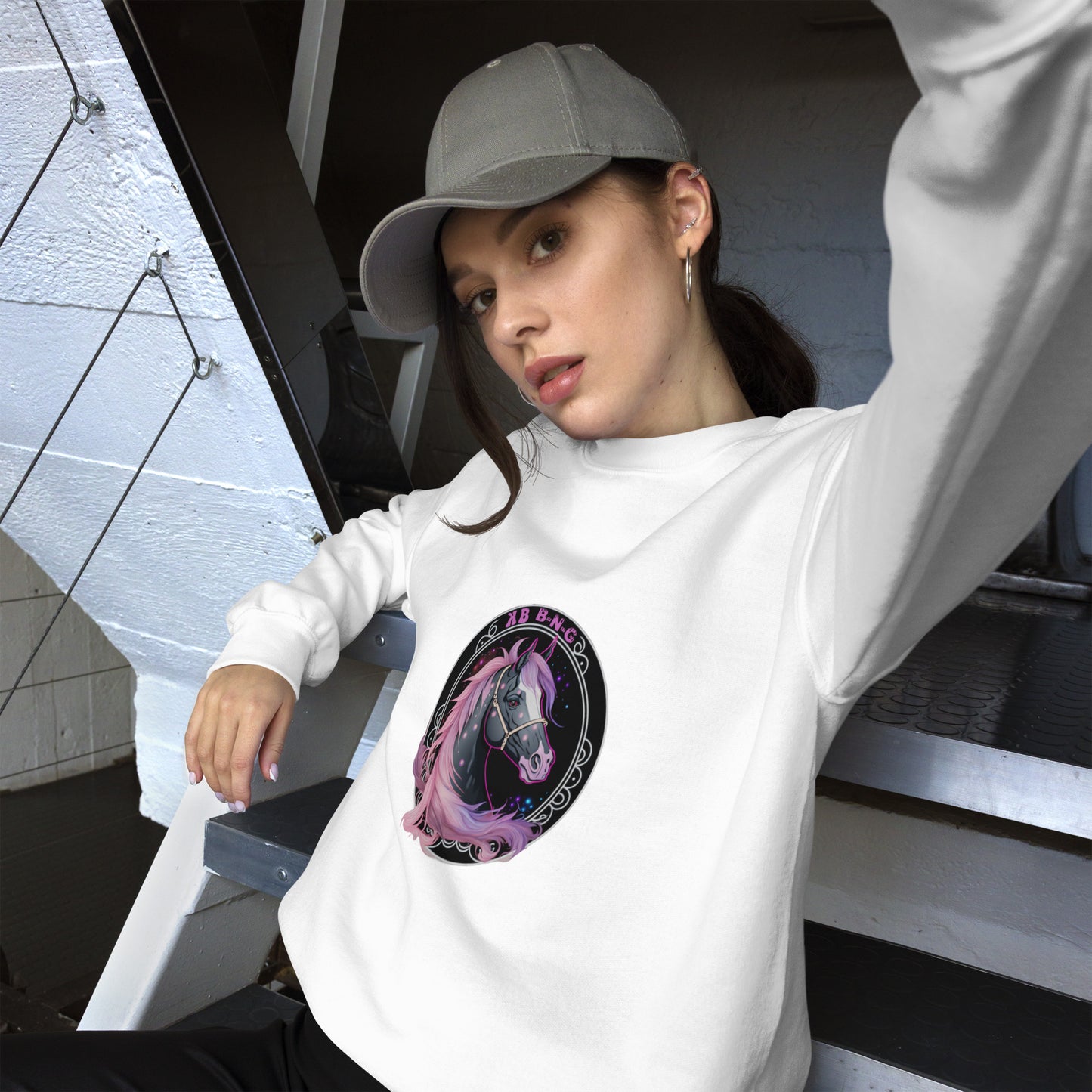 "Cotton Candy Horse" Sweatshirt
