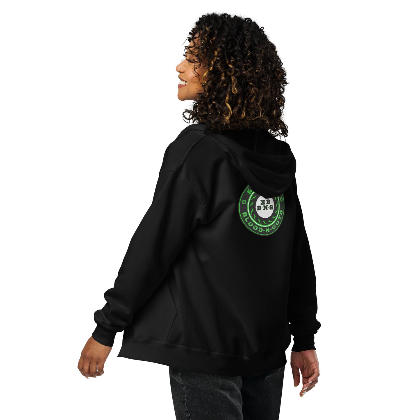 KBBNG Badge Heavy Blend Zip Hoodie