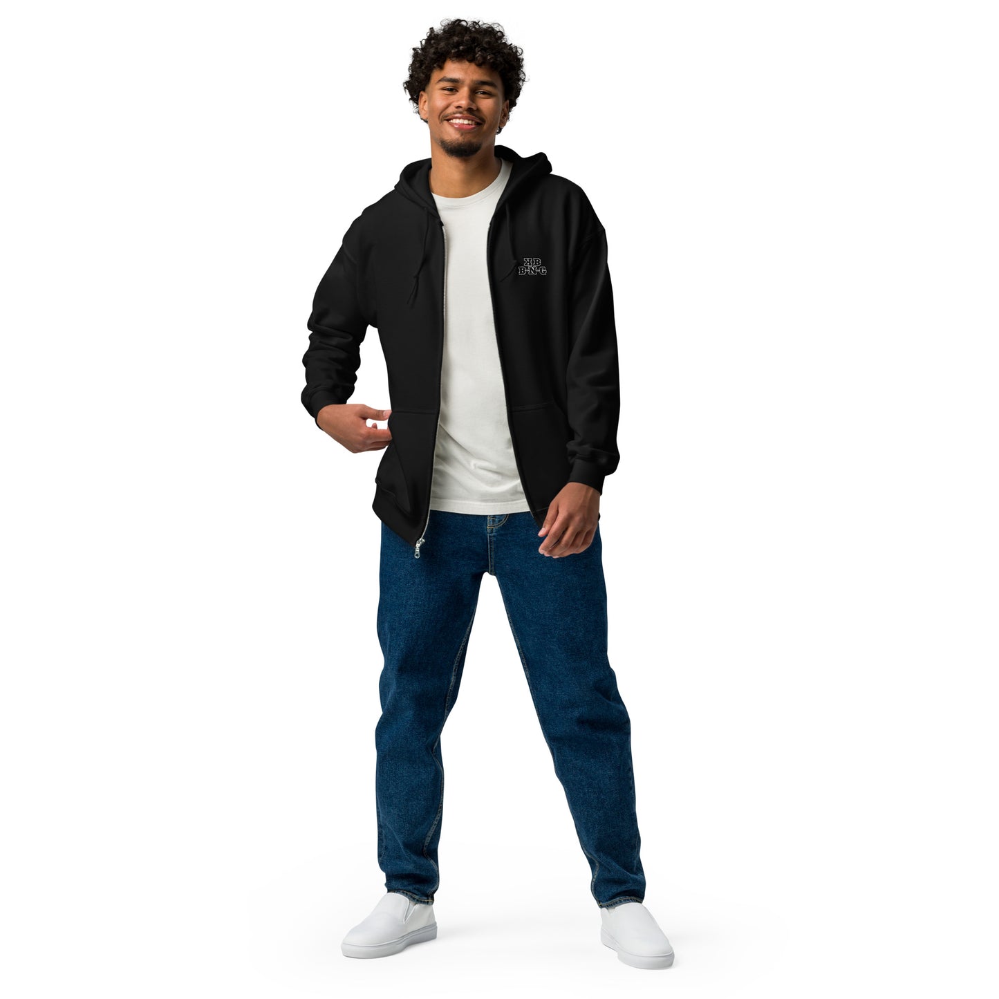 "Aztec" Heavy Blend Zip Hoodie