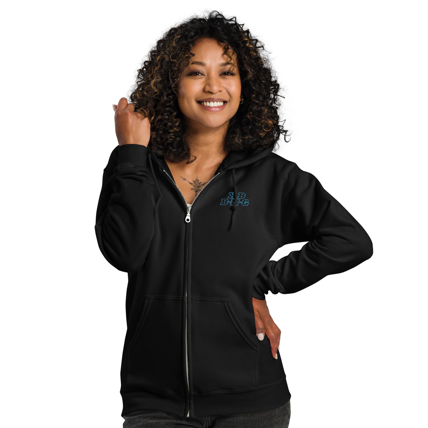 "Polar Bear" Heavy Blend Zip Hoodie