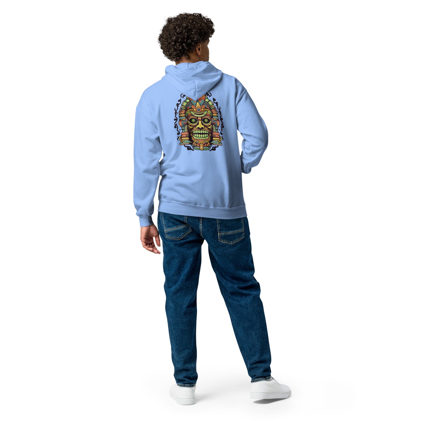 "Aztec" Heavy Blend Zip Hoodie