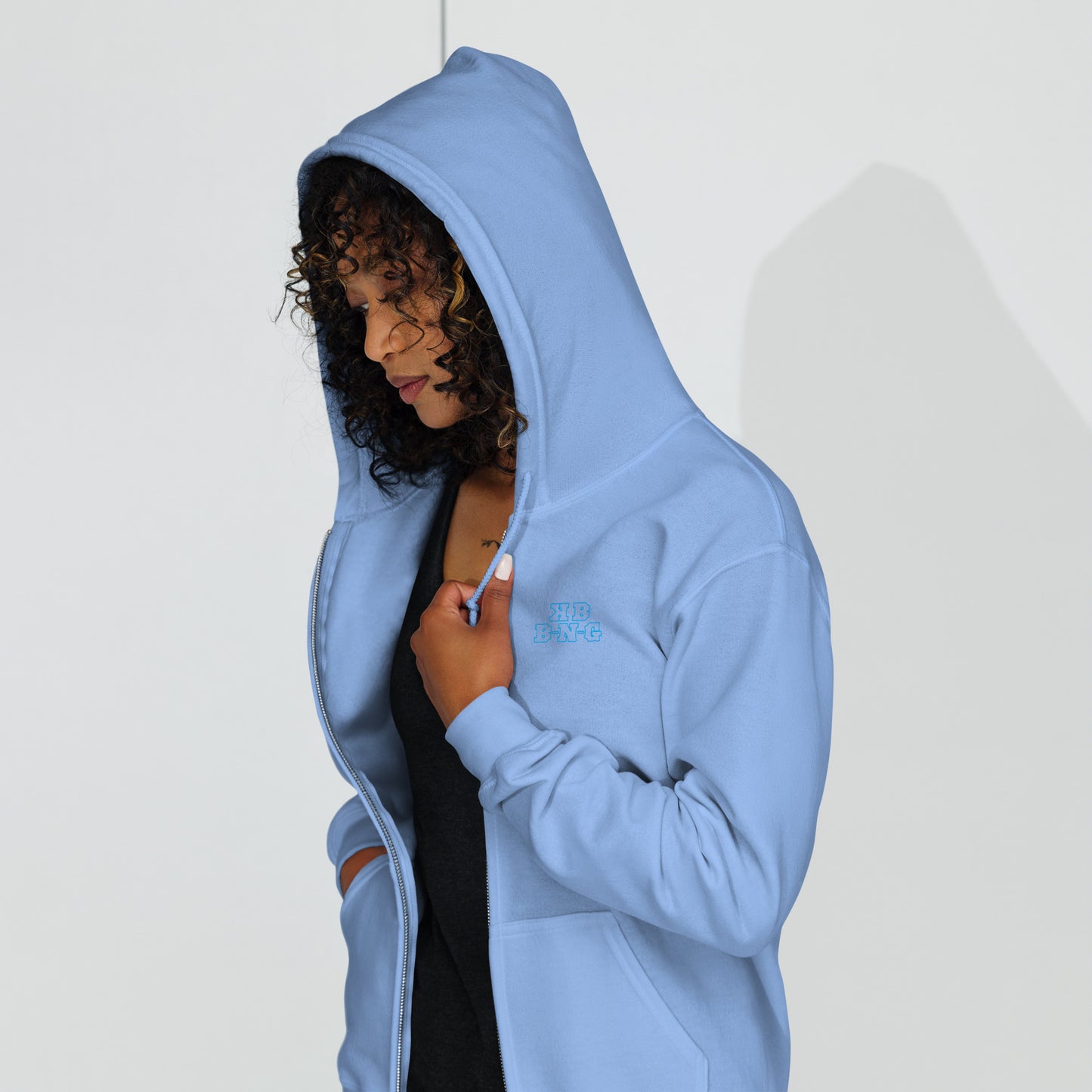 "Polar Bear" Heavy Blend Zip Hoodie
