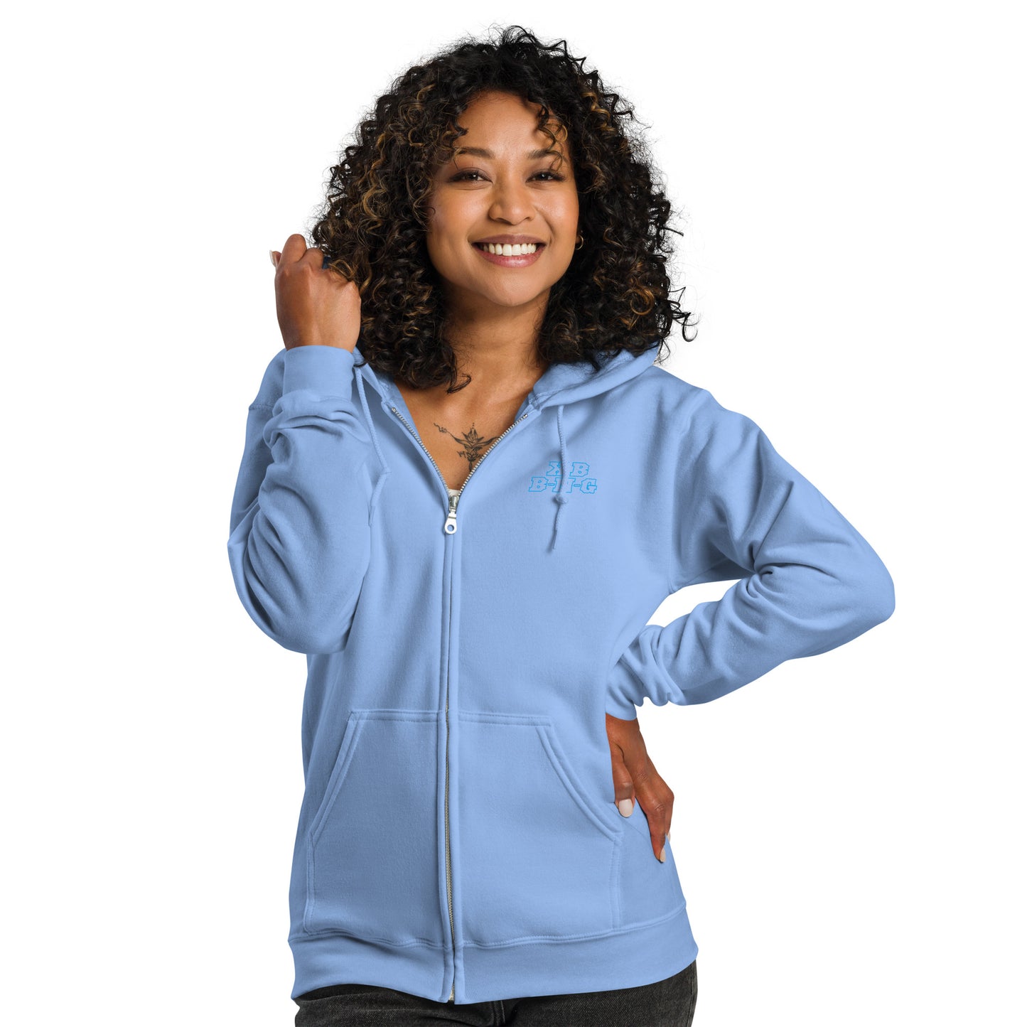 "Polar Bear" Heavy Blend Zip Hoodie