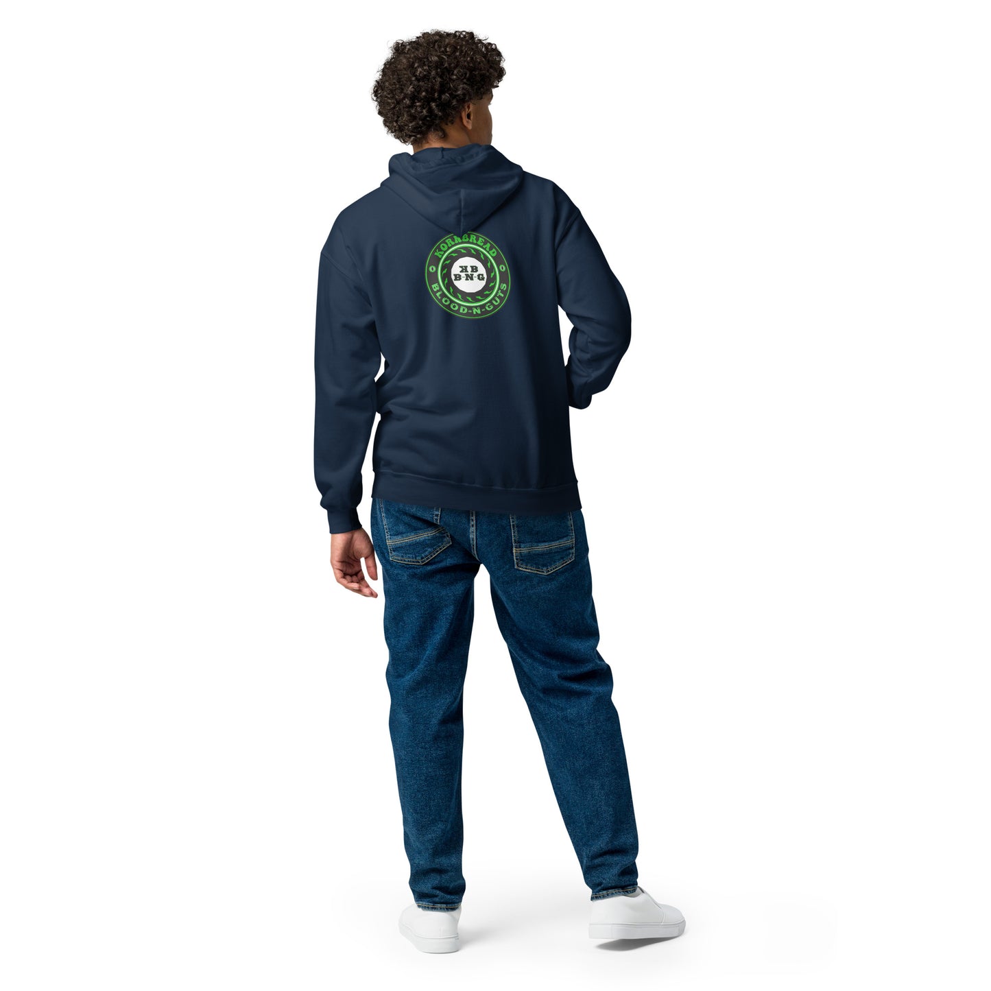 KBBNG Badge Heavy Blend Zip Hoodie