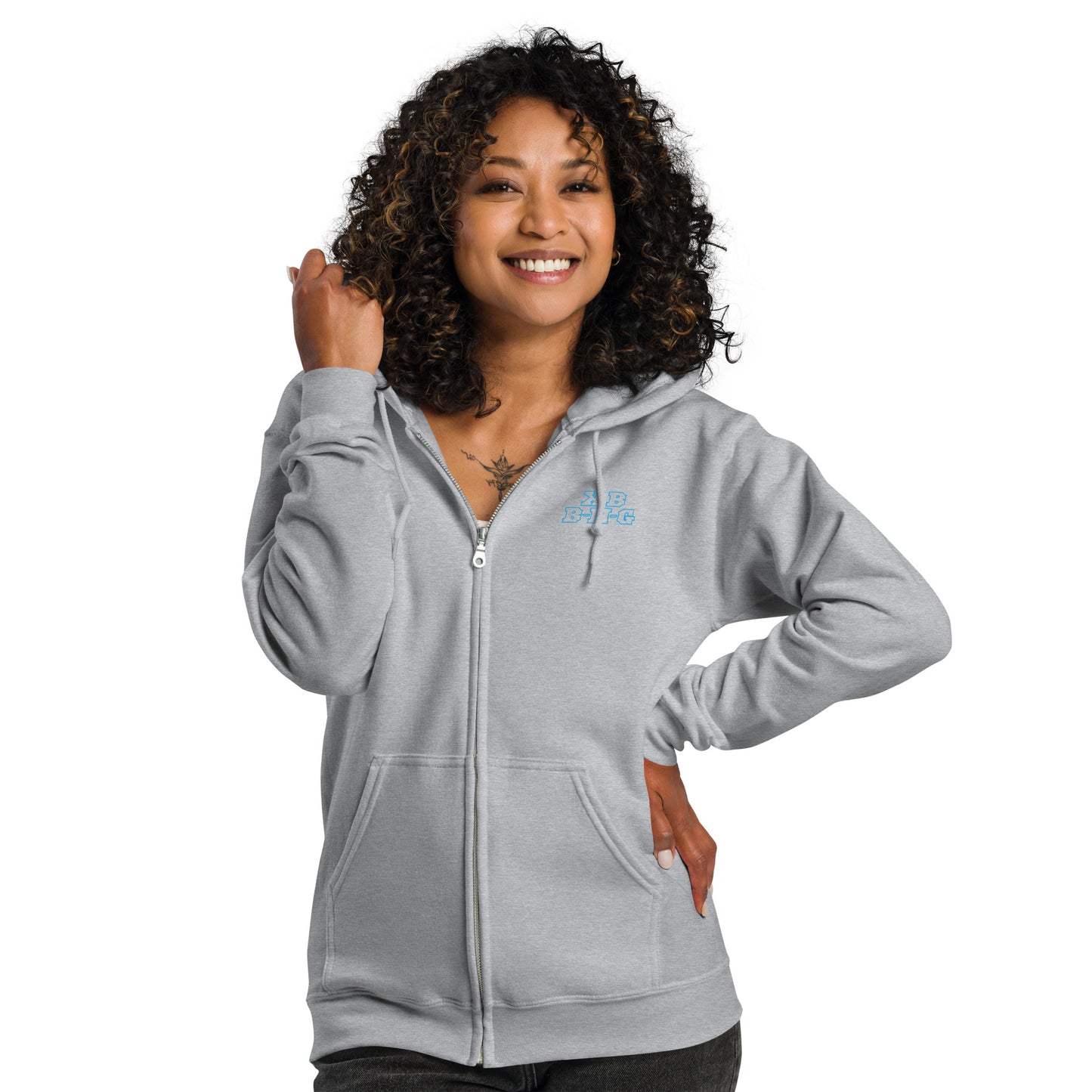 "Polar Bear" Heavy Blend Zip Hoodie