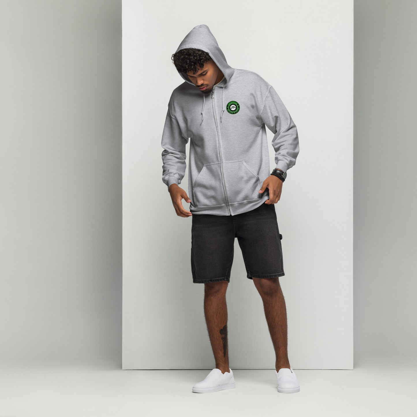 KBBNG Badge Heavy Blend Zip Hoodie