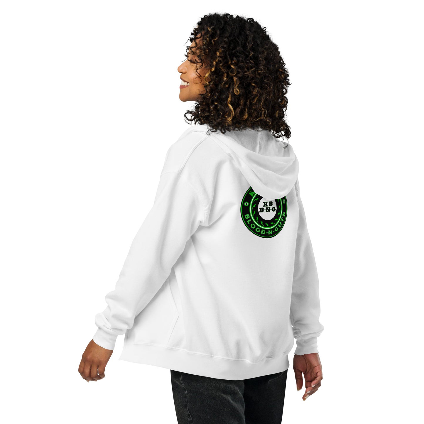 KBBNG Badge Heavy Blend Zip Hoodie