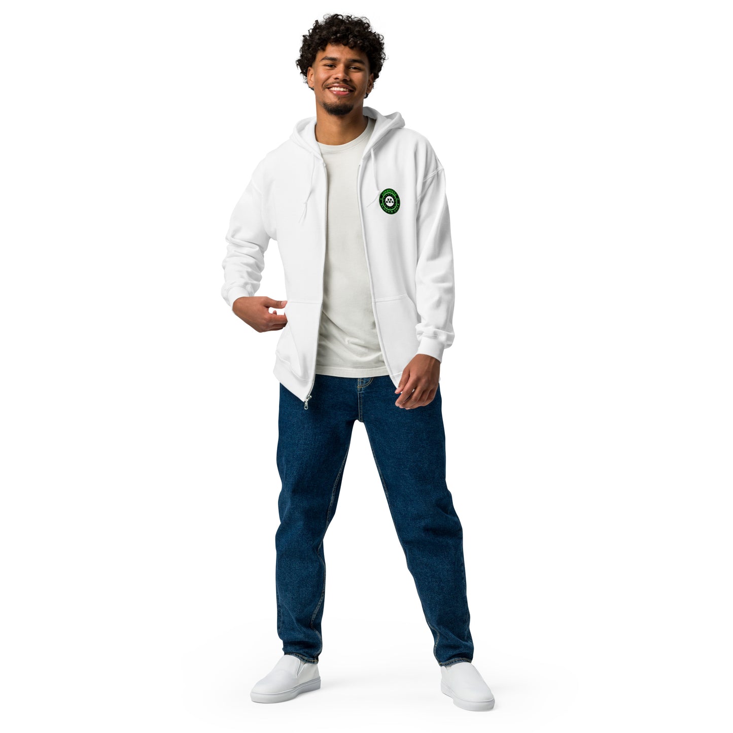 KBBNG Badge Heavy Blend Zip Hoodie