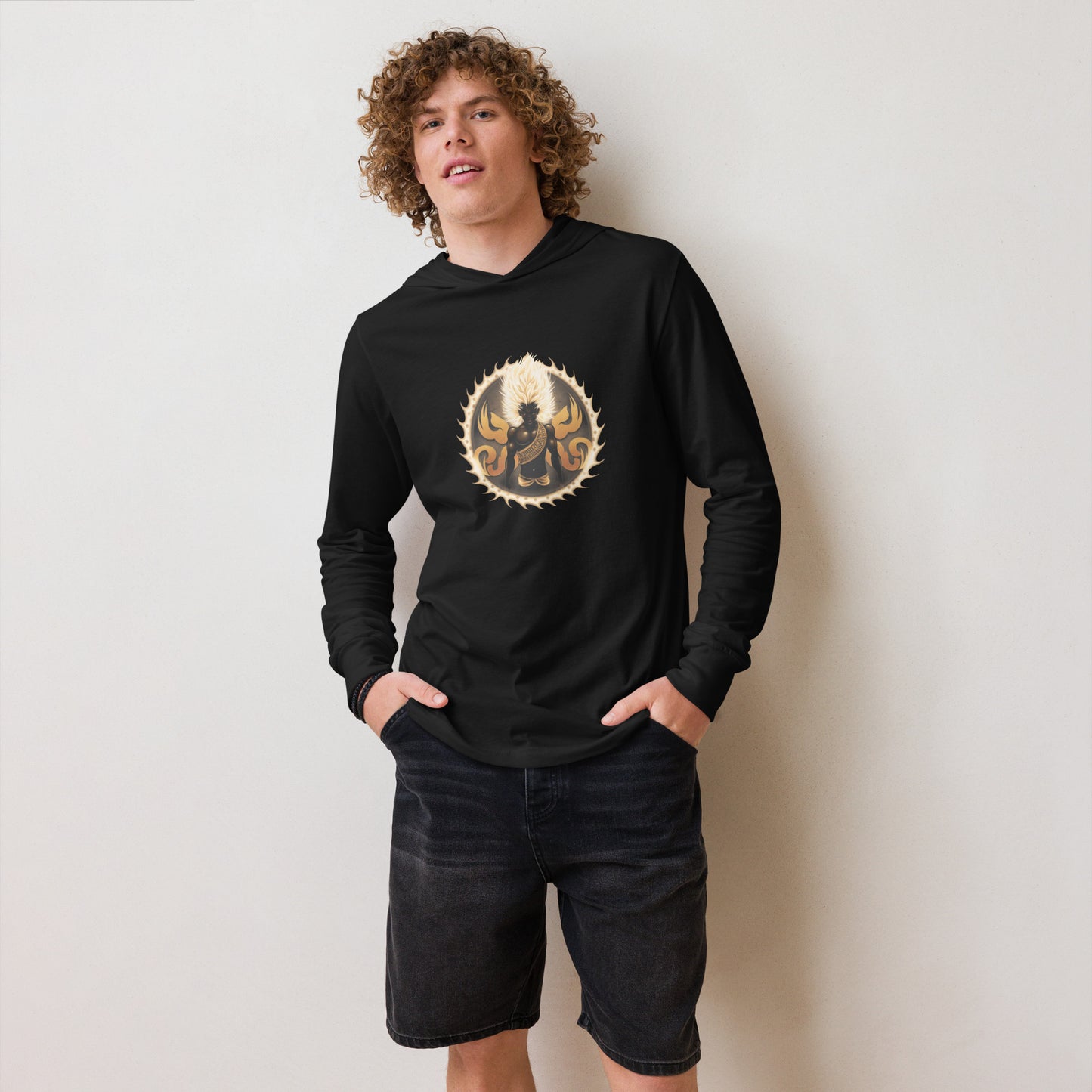 "Unlocked Potential" Hooded Long-Sleeve Tee