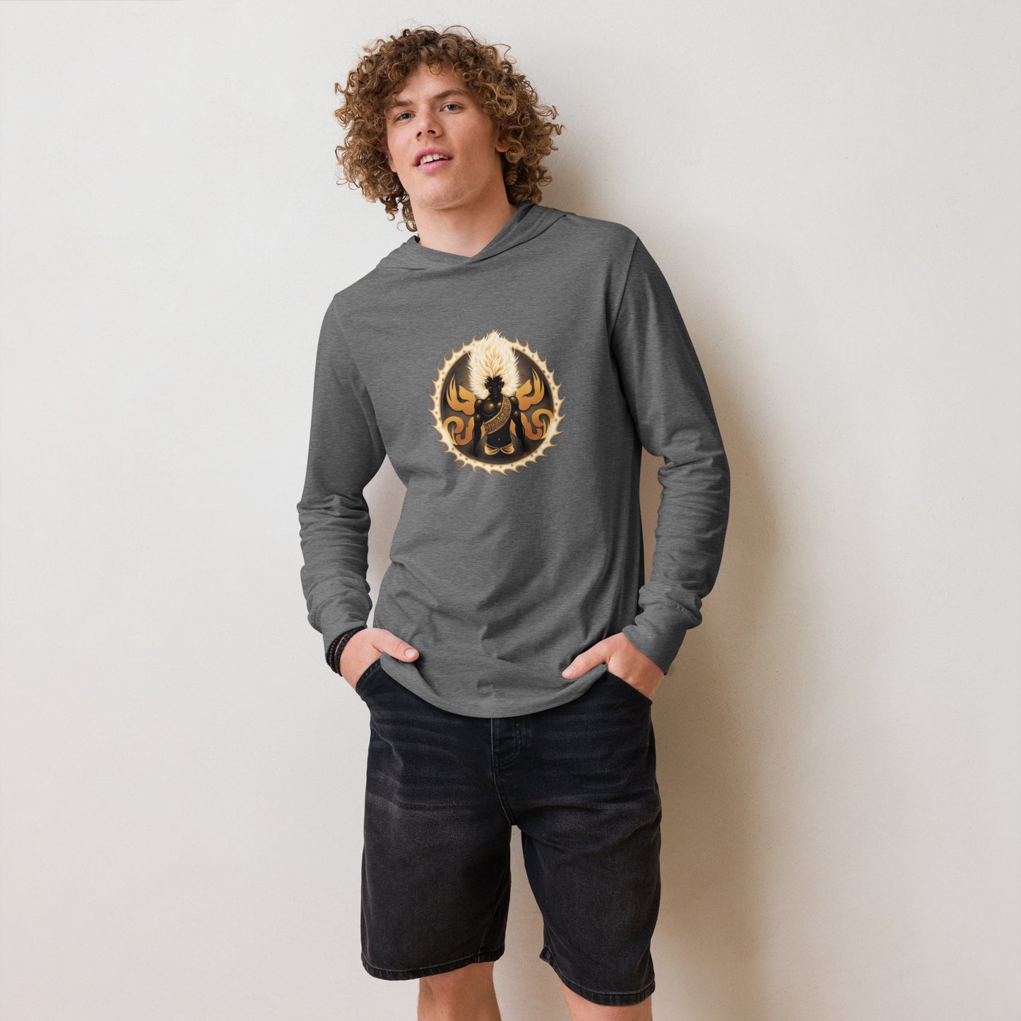 "Unlocked Potential" Hooded Long-Sleeve Tee
