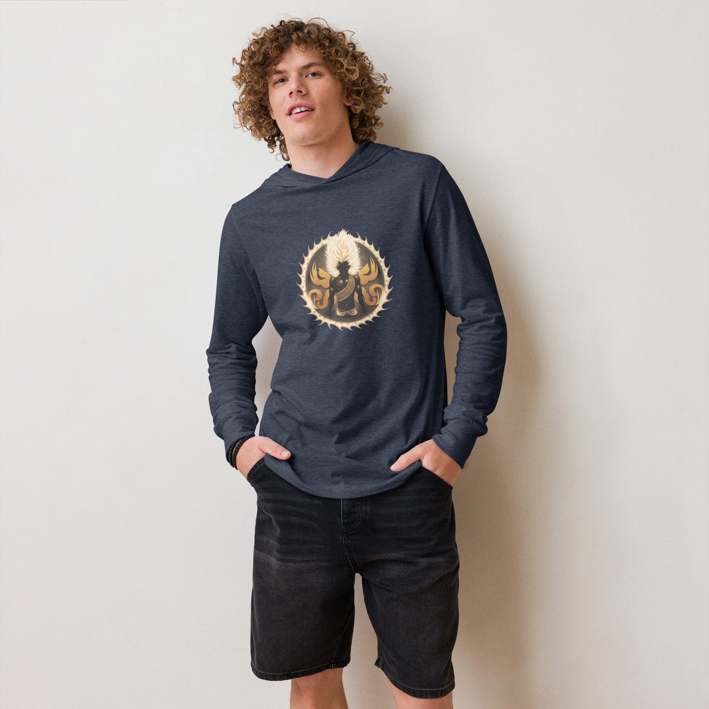 "Unlocked Potential" Hooded Long-Sleeve Tee