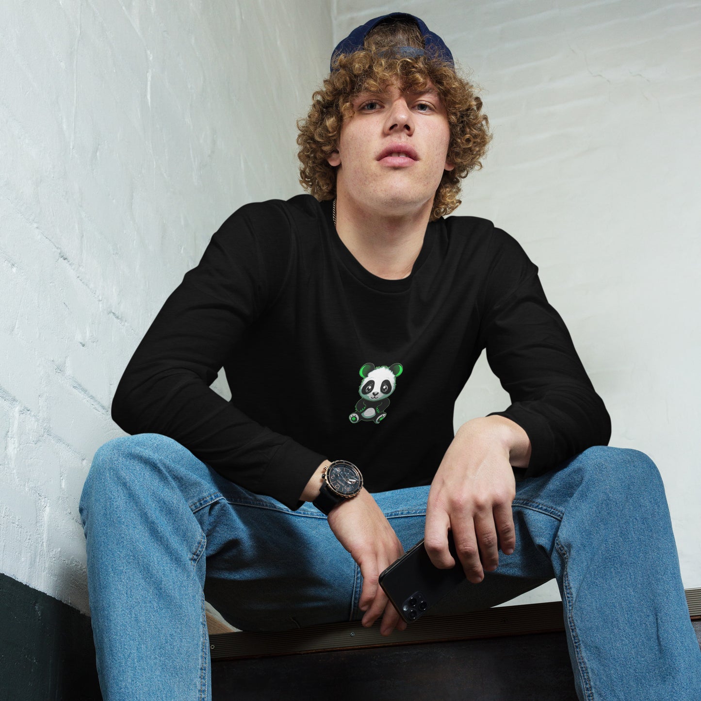 KBBNG Panda Long Sleeve Tee